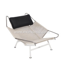 Comfortable Hans Wegner Flag Halyard Reclining Chair